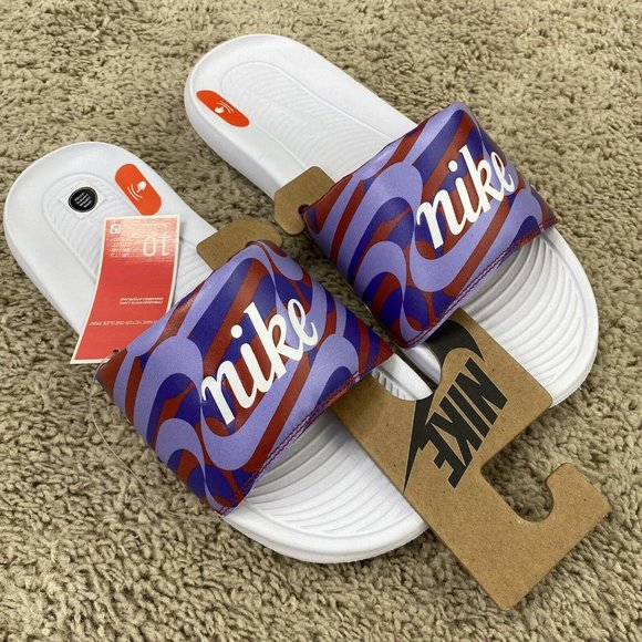 Nike Victori One JDI Slides Women's Size 10 Sandals CN9676-601 Cinna/White - NEW - Picture 7 of 15